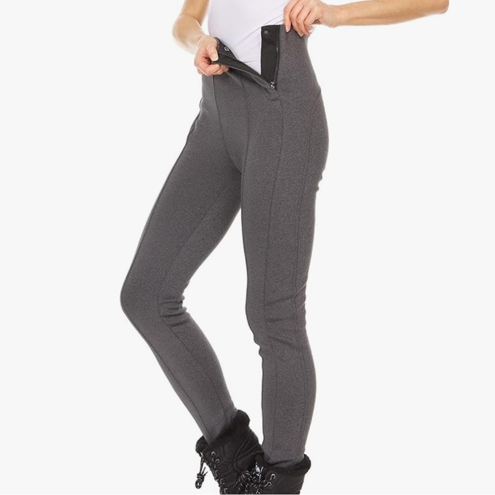 Arctic Quest Soft Ski Pants Girls Size 10/12 Gray